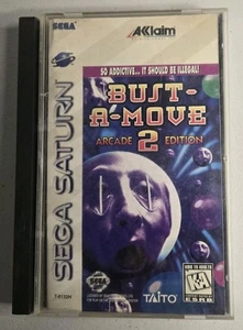 Bust-A-Move 2: Arcade Edition (Sega Saturn, 1996) **CASE CRACKED - Excellent  - Picture 1 of 10