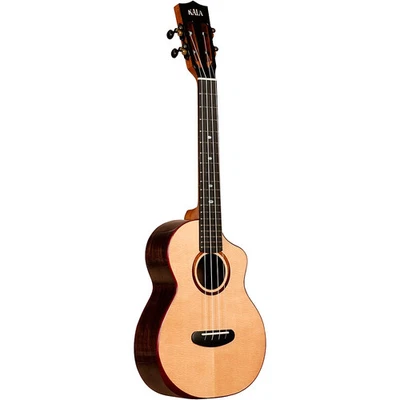 Kala Contour Series All-Solid Spruce-Rosewood Tenor Ukulele Natural - Image 1 of 4