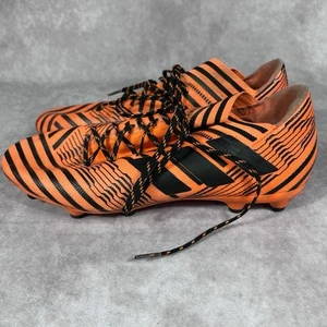 Adidas Nemeziz 17.3 FG Futbol Soccer Cleats Shoes Orange Neon S80604 Men Sz 9.5 - Picture 1 of 9