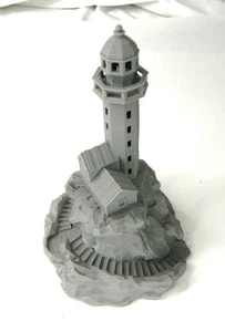 Lighthouse DND Tabletop Miniature Landscape Terrain errors - Gray Tower (B) - Picture 1 of 9