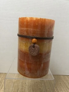 Pier 1 Imports Ginger Peach Duftkerze 4x6 Einzeldocht. Neu. Rentner Rarität - Bild 1 von 8