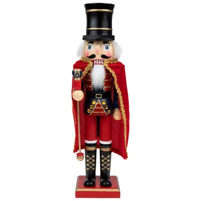 Xmas Nutcracker Xmas Decoration Wood Nutcracker Xmas Party Desktop Ornament - Image 1 of 4