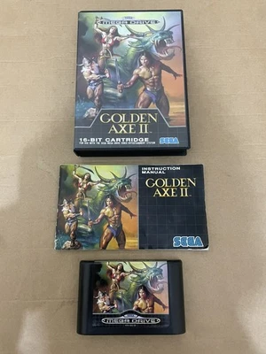 Sega Mega Drive Golden Axe 2 CIB Boxed Pal Version tested Fast Despatch Next Day - Image 1 of 4