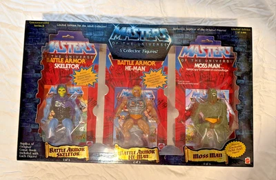 JUEGO DE 5 FIGURAS DE COLECCIONISTA MASTERS OF THE UNIVERSE SERIE CONMEMORATIVA II 1/8000 Foto 1 de 4