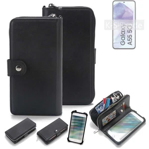 Per Samsung Galaxy A55 Custodia Portafoglio protettiva borsa copertina flipstyle - Foto 1 di 6