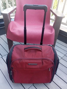 Bolsa de cabina con ruedas Briggs and Riley artículos de viaje TUC115-12 equipaje de mano 15" ROJO - Imagen 1 de 9