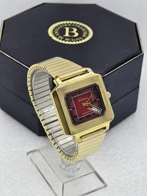 RARE Vtg. 1973 Bulova 23 Jewel "Minuteman" Automatic Gold Plated Just Serviced - Image 1 of 4