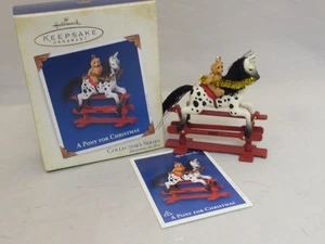 2005 A Pony For Christmas Hallmark Keepsake Ornament MIB w/Collector Card! - Picture 1 of 7