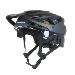 AlpineStars Vector Tech MTB Solid Helmet-Black |Mountain Bike Helmet - Picture 1 of 3