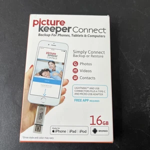 NEW Picture Keeper Connect 16GB Portable Flash USB Backup & Storage Device Drive - Picture 1 of 5