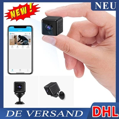 MINI KAMERA 1080P WIRELESS WLAN WIFI CAMERA ÜBERWACHUNGKAMERA IR CAM Handy APP - Bild 1 von 4