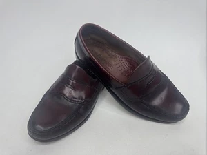 Mocassini eleganti GH Bass & Co Weejuns Penny scarpe uomo taglia 6D colore Cordovan - Foto 1 di 8