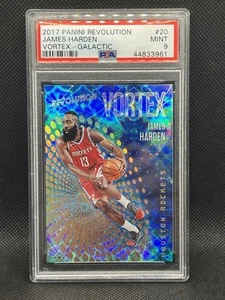 James Harden 2017-18 Panini Revolution Vortex Galactic SSP Case Hit PSA 9 - Picture 1 of 2