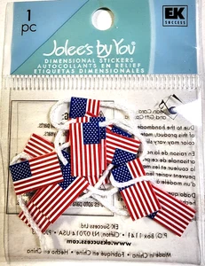 Bandiera Bandiere Americane Doppio Lato Jolee's By You Abbellimento 3D - Foto 1 di 1