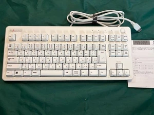 Topre Realforce R3 Tenkeyless 45g Japanese Keyboard White R3UC21 Tested - Picture 1 of 5