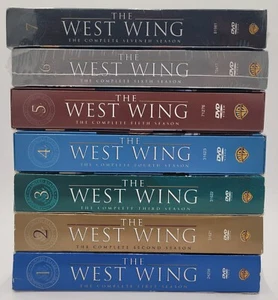 The West Wing Complete Series Season 1-7 DVD 1,2,3,4,5,6,7 (Seasons 6,7 SEALED) - Picture 1 of 18