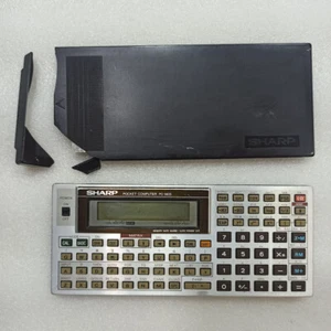 Vintage Sharp PC-1403 Pocket Computer Calculator NOT WORKING FOR PARTS/REPAIR - Afbeelding 1 van 10