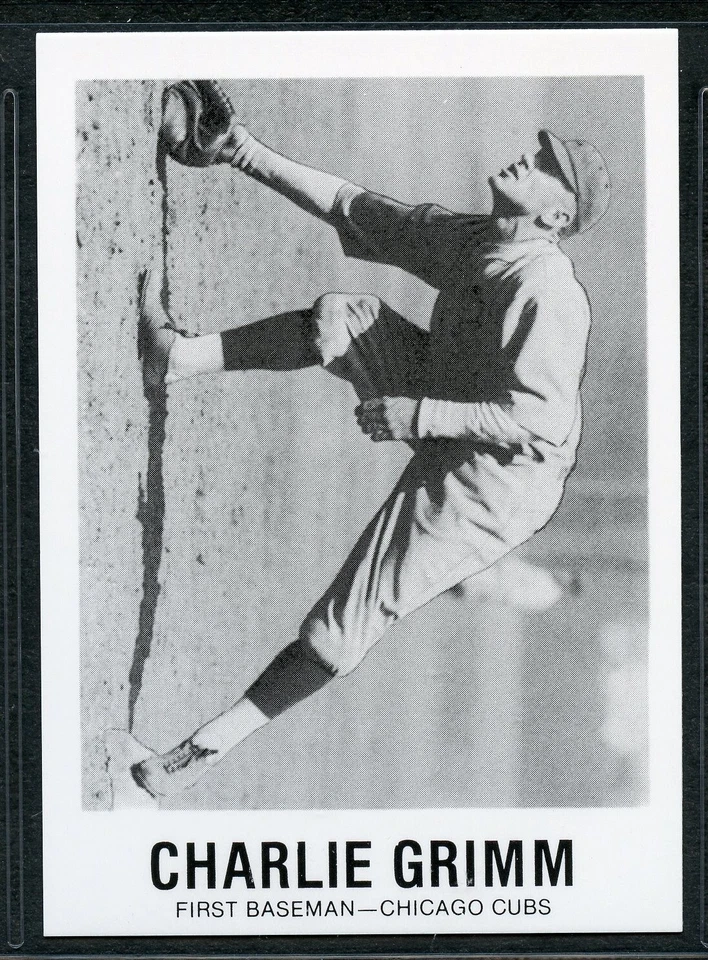 1980 TCMA Baseball Greats - #115 - Charlie Grimm - Chicago Cubs - Image 1 of 1