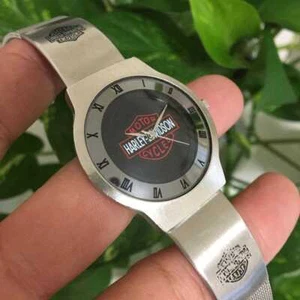 HARLEY DAVIDSON Retro Watch Quartz Retro Collection Good Condition#ME05 - Picture 1 of 10