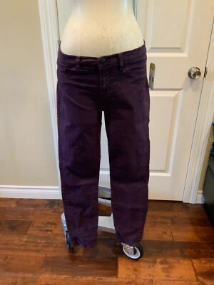 Pantalones chinos de pierna ajustada púrpura marca J "Aubergine", talla 28 Foto 1 de 4