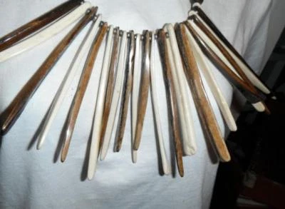 Money Gerda Lynggaard cuerno masivo picos babero collar cubierta corporal collar Foto 1 de 4