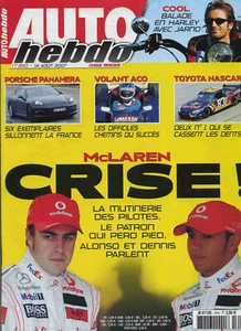 AUTO HEBDO N°1610 14.08.2007 HAMILTON TRULLI SIGNATURE PORSCHE PANAMERA - Bild 1 von 1