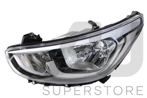 LH LHS Left Hand Head Light No LED For Hyundai Accent RB Sedan Hatch 2014~2017 - Picture 1 of 2