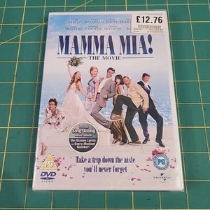 Mama Mia The Movie (Full Frame DVD) Sing-Along Version Widescreen New Sealed - Picture 1 of 10