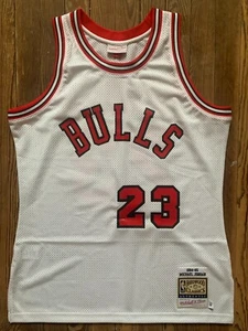 Michael Jordan Men's 44 L Mitchell & Ness Authentic Rookie Chicago Bulls Jersey - Picture 1 of 11