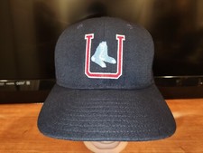 Vintage Utica Blue Sox DeLong Fitted 7 3/8 Hat Wool Minor League MLB Baseball 