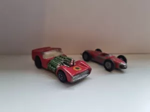 Matchbox Series Superfast 19 Road Dragster +  Matchbox No 73 F1 Ferrari Bundle - Picture 1 of 5