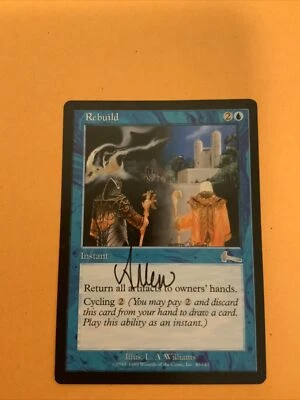 MTG Magic Rebuild Signed Artist Proof x1 ULG Urza’s Legacy LA Williams - Image 1 of 2