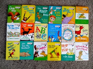 18 Seuss Bright and Early Board Bks;Hop on Pop/Fox in Socks/Nose/Ear/Go,Dog. Go - Picture 1 of 1