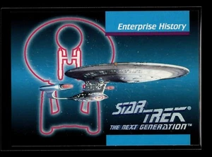 #44 Enterprise Histor (BASE) 1992 Impel Star Trek the Next Generation (EX)(OTH) - Bild 1 von 2