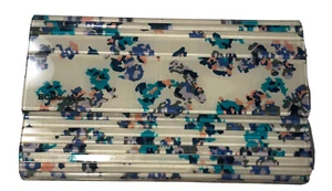 BCBGeneration Acrylic Clutch Purse Bag Abstract Multicolor Nice - Picture 1 of 9