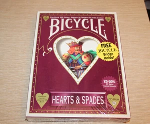 BICICLETTA Cuori e Picche Finestre 95 Big Box Nuova Sigillata in Fabbrica - Foto 1 di 7