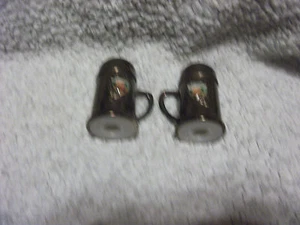 Vintage Metal West Virginia Salt And Pepper Shaker - Picture 1 of 9