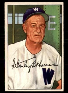 1952 Bowman #158 Bucky Harris EX-MT - Picture 1 of 2