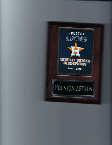 HOUSTON ASTROS WORLD SERIES PLAQUE BASEBALL CHAMPIONS CHAMPS MLB Cover