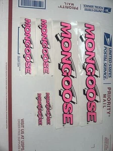NOS OLD SCHOOL MONGOOSE Series BMX Bike Bicycle Sticker Decal - Picture 1 of 2