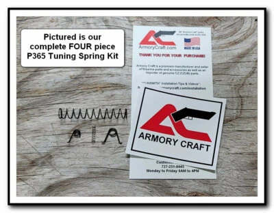 ARMORY CRAFT Sig P365, P365XL, P365X, SAS Premium Tuning Springs