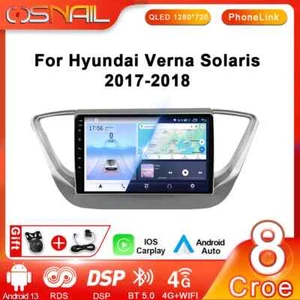 Radio estéreo para automóvil Apple CarPlay para Hyundai Solaris Verna 17-20 Android GPS WiFi - Imagen 1 de 32