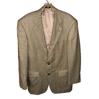 Oscar de la Renta Hombre’s Mezcla Seda Traje Chaqueta Abrigo Deportivo (Talla 38 Reg)  Foto 1 de 4