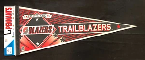 Portland Trailblazers NBA Basketball VINTAGE Full Size Memorabilia Pennant - Foto 1 di 3