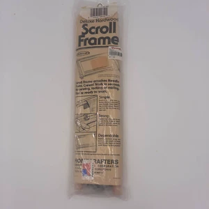 NOS Deluxe Hardwood Flex-Lap 6 x12 in Scroll Frame Crewel Work / Needle Point - Picture 1 of 6