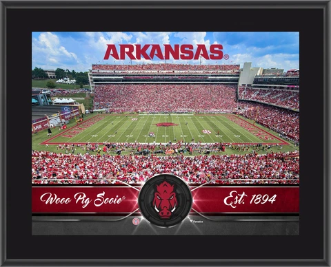 Arkansas Razorbacks 10.5x13 Sublimated Team Plaque - Fanatics Cover