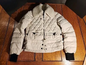 NEVICA Ski Down Jacket Kids Unisex WHITE BLACK SZ 8 - Picture 1 of 8