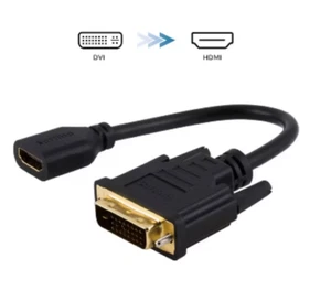 Philips DVI to HDMI Pigtail Adapter Audio Video HD 1080P Black SWV9200H/27 - Picture 1 of 5