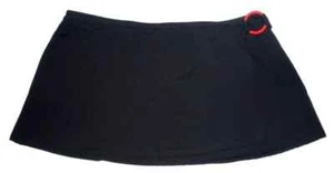 ANNE COLE Swim Skirt Coverup - NWT - Size Medium - Black - Picture 1 of 5