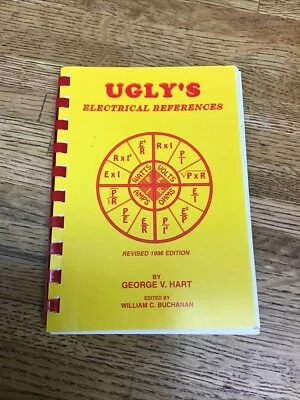 Ugly's Electrical References Revised 1996 Edition George V Hart Book Spiral EX - Image 1 of 3